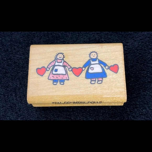 Rubber Stamps x 4 (Hearts & Friends) - Picture 3 of 7